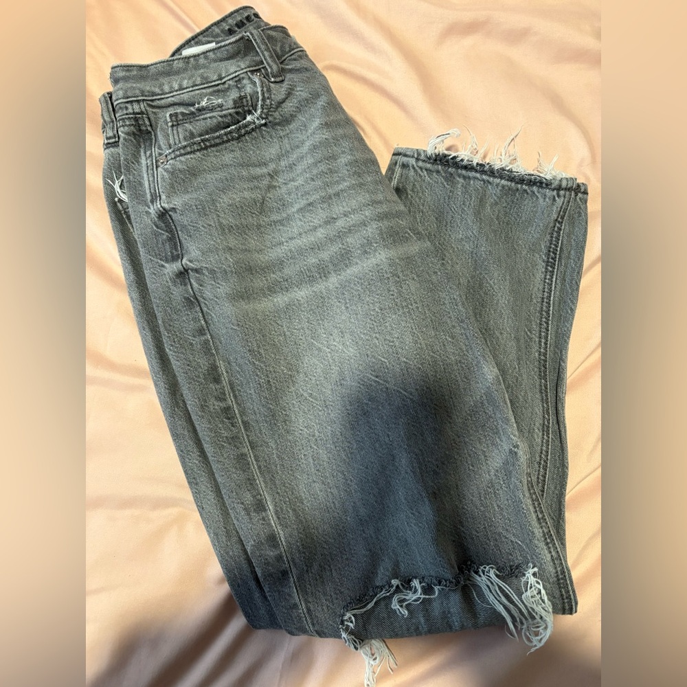 American Eagle Outfitters Gray Ankle Jeans